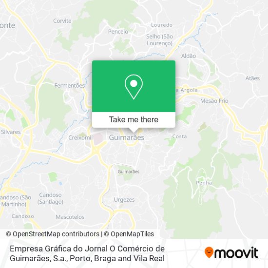 Empresa Gráfica do Jornal O Comércio de Guimarães, S.a. mapa