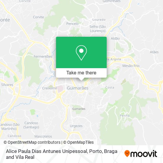 Alice Paula Dias Antunes Unipessoal map