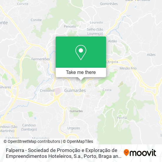 Falperra - Sociedad de Promoção e Exploração de Empreendimentos Hoteleiros, S.a. map