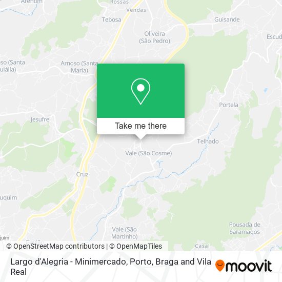 Largo d'Alegria - Minimercado map