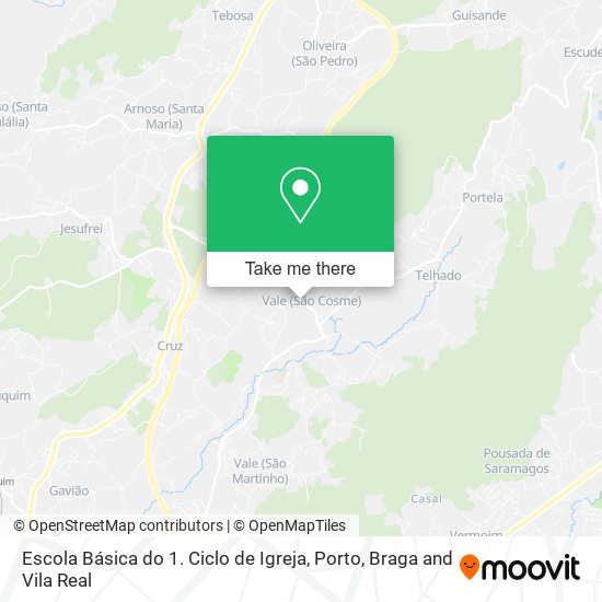 Escola Básica do 1. Ciclo de Igreja map