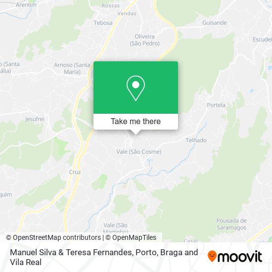 Manuel Silva & Teresa Fernandes map