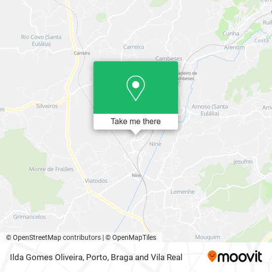Ilda Gomes Oliveira mapa