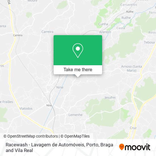 Racewash - Lavagem de Automóveis map