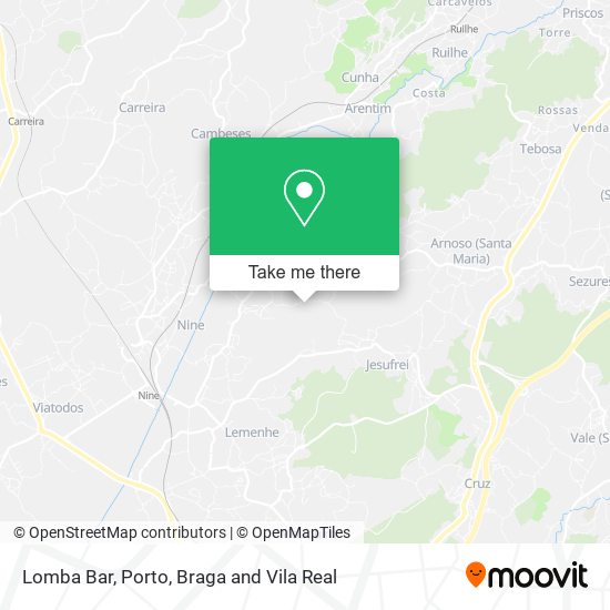Lomba Bar map