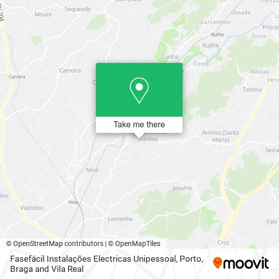 Fasefácil Instalações Electricas Unipessoal map
