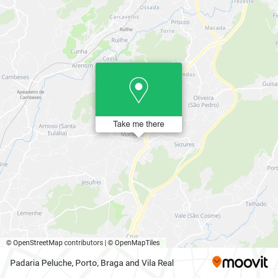 Padaria Peluche map