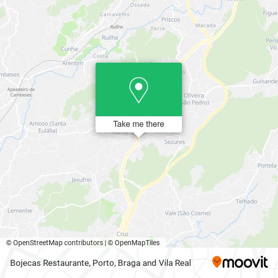 Bojecas Restaurante map