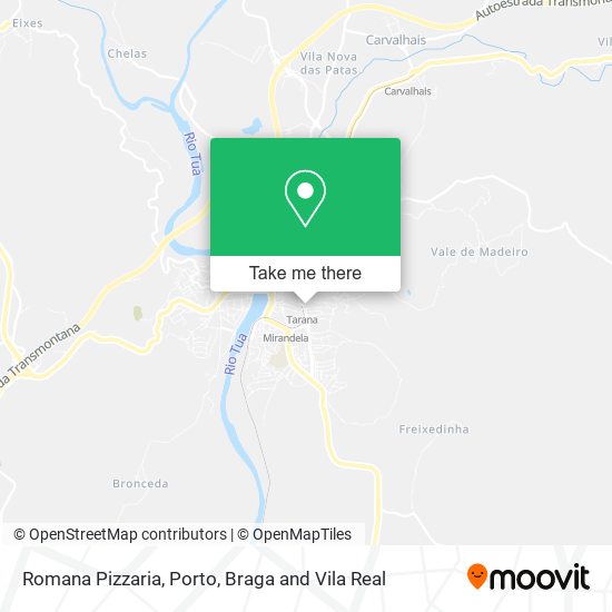 Romana Pizzaria mapa