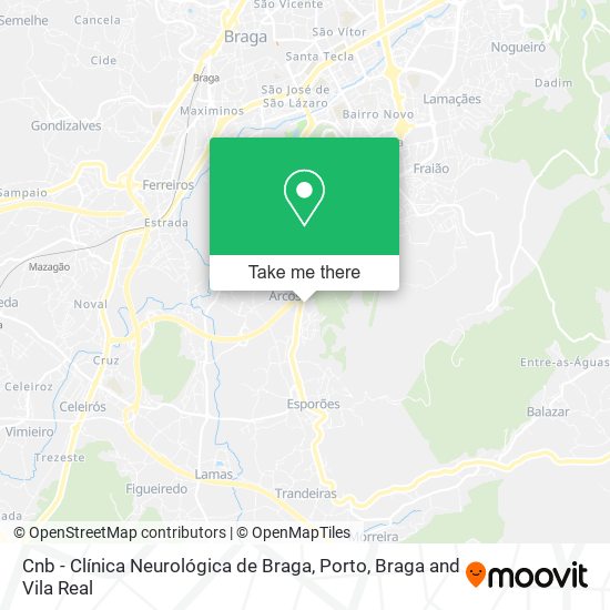 Cnb - Clínica Neurológica de Braga map