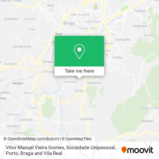 Vítor Manuel Vieira Gomes, Sociedade Unipessoal map