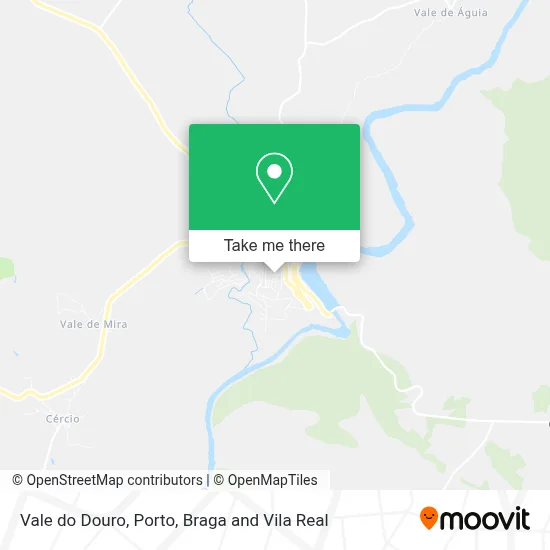 Vale do Douro map