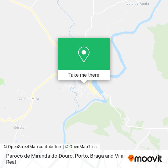 Pároco de Miranda do Douro map