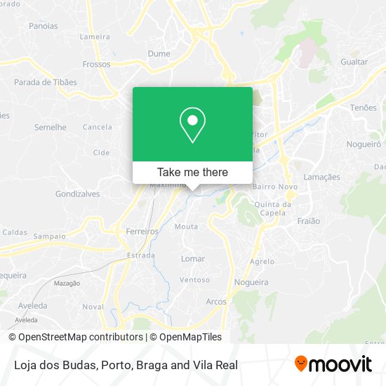 Loja dos Budas mapa