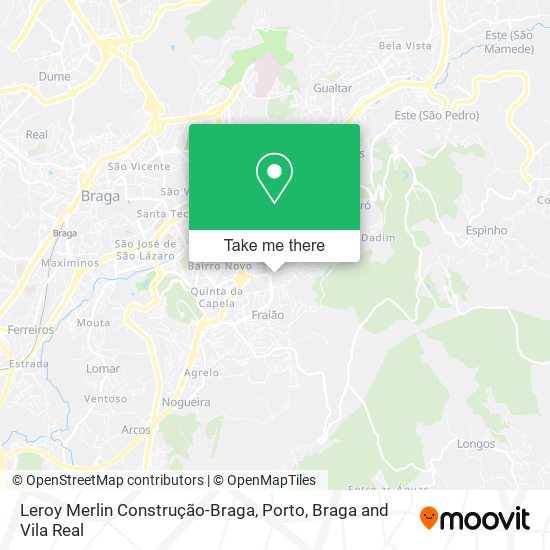 Leroy Merlin Construção-Braga map