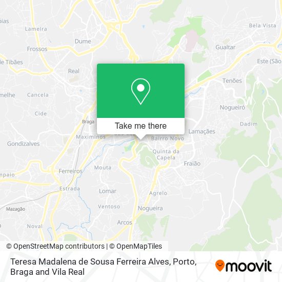 Teresa Madalena de Sousa Ferreira Alves map
