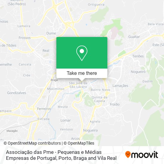 Associação das Pme - Pequenas e Médias Empresas de Portugal map