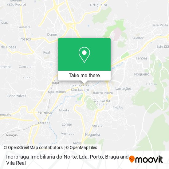 Inorbraga-Imobiliaria do Norte, Lda map