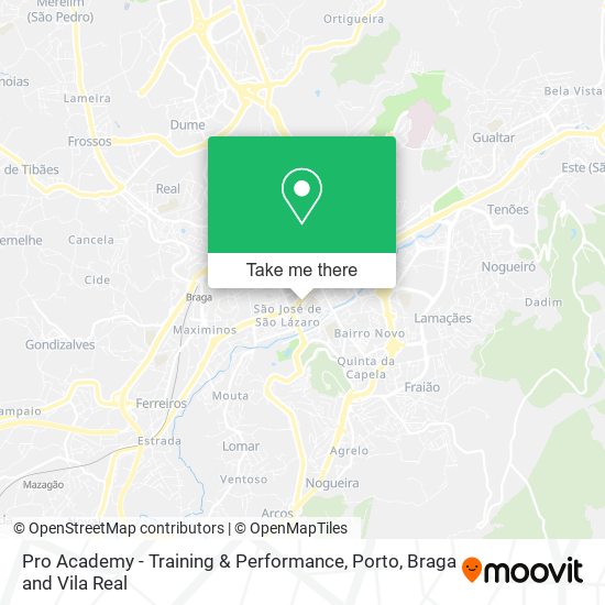 Pro Academy - Training & Performance map