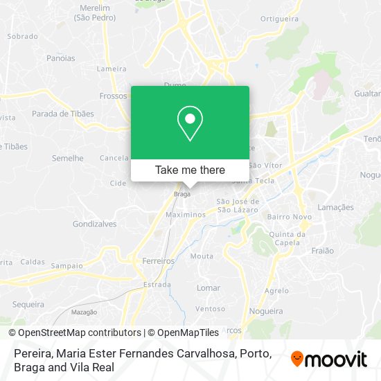 Pereira, Maria Ester Fernandes Carvalhosa map