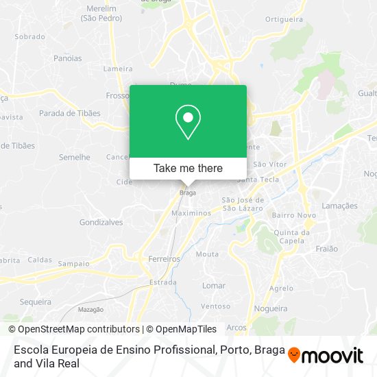 Escola Europeia de Ensino Profissional map