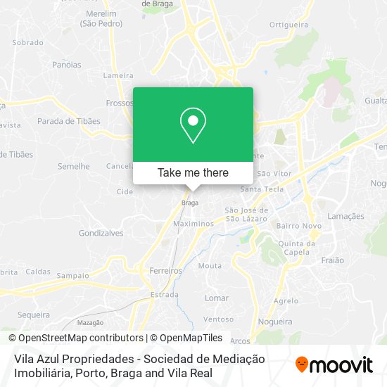 Vila Azul Propriedades - Sociedad de Mediação Imobiliária map