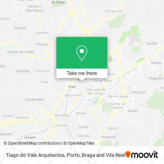 Tiago do Vale Arquitectos map