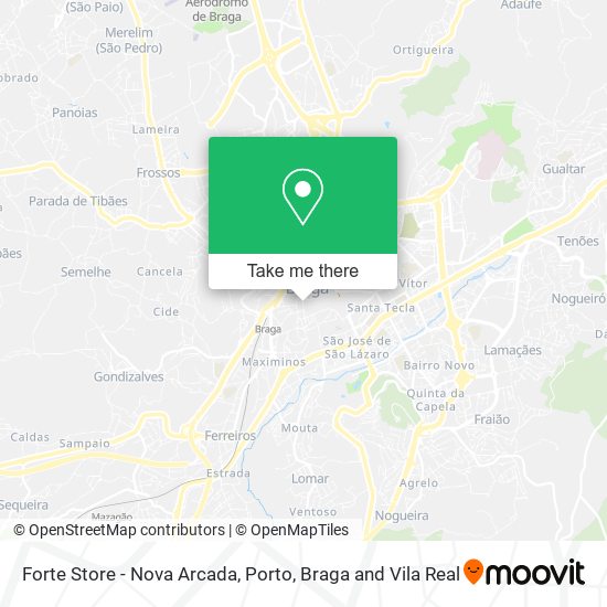 Forte Store - Nova Arcada map