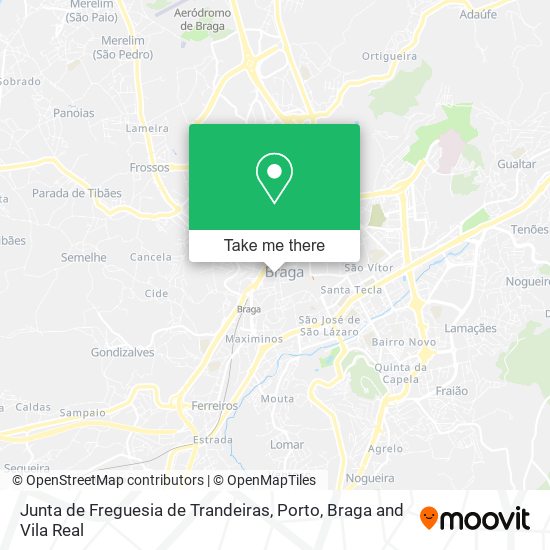 Junta de Freguesia de Trandeiras map