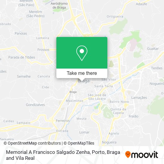 Memorial A Francisco Salgado Zenha map