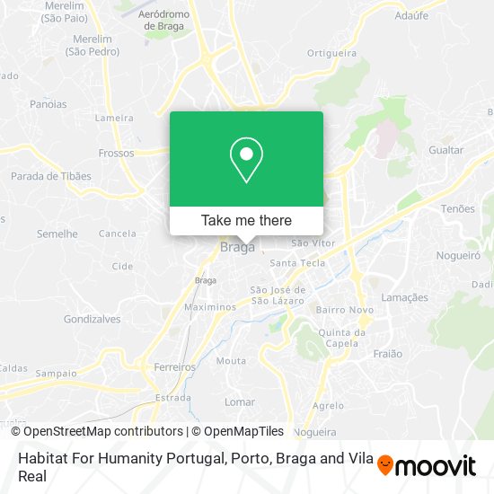 Habitat For Humanity Portugal map