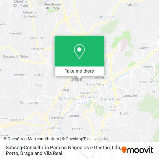 Sabseg-Consultoria Para os Negócios e Gestão, Lda map