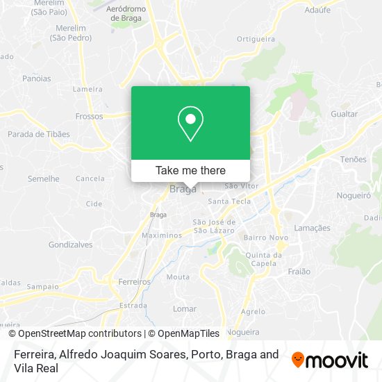Ferreira, Alfredo Joaquim Soares map