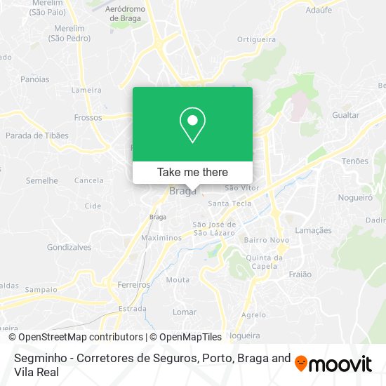 Segminho - Corretores de Seguros mapa