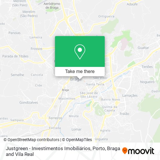 Justgreen - Investimentos Imobiliários map