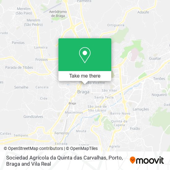 Sociedad Agrícola da Quinta das Carvalhas map