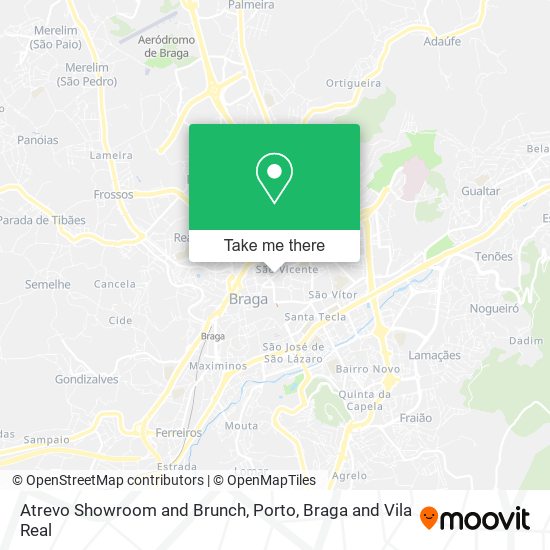 Atrevo Showroom and Brunch map