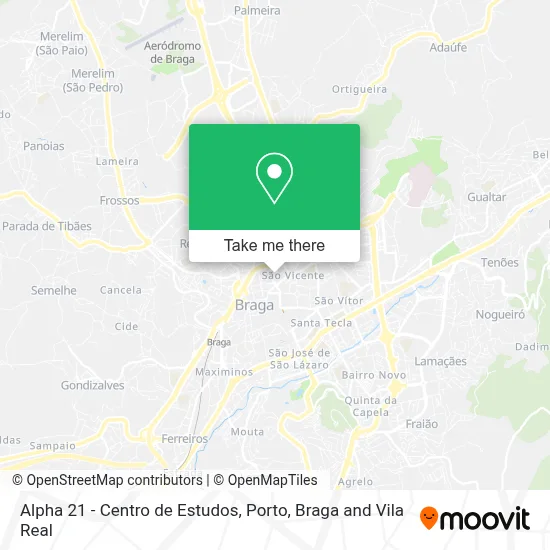 Alpha 21 - Centro de Estudos map