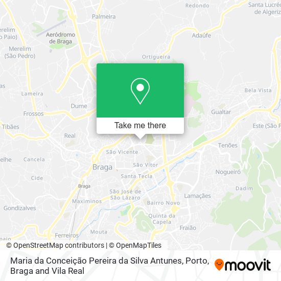 Maria da Conceição Pereira da Silva Antunes map