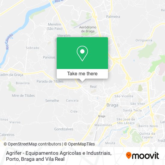 Agrifer - Equipamentos Agrícolas e Industriais mapa