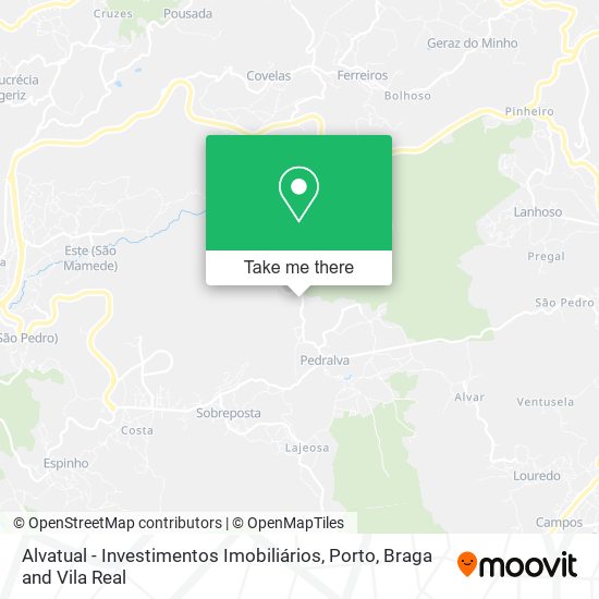 Alvatual - Investimentos Imobiliários map