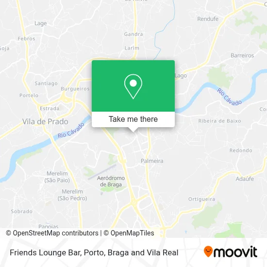 Friends Lounge Bar map
