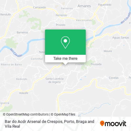 Bar do Acdr Arsenal de Crespos map