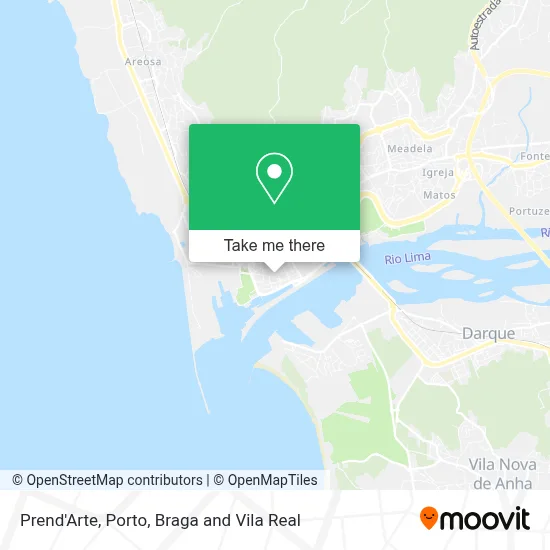 Prend'Arte map