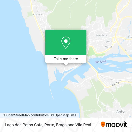 Lago dos Patos Cafe map