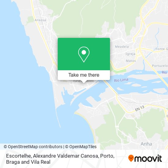 Escortelhe, Alexandre Valdemar Canosa map