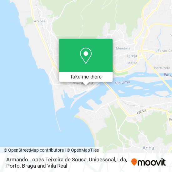 Armando Lopes Teixeira de Sousa, Unipessoal, Lda mapa