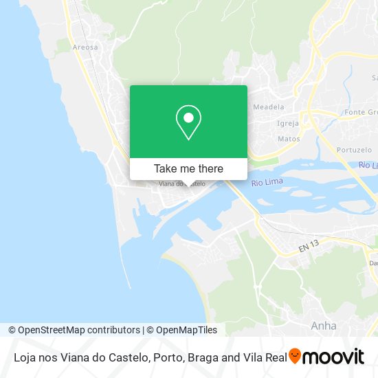 Loja nos Viana do Castelo map