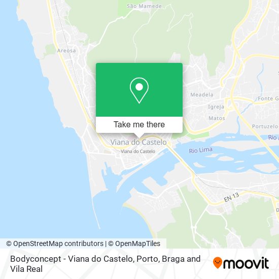 Bodyconcept - Viana do Castelo mapa