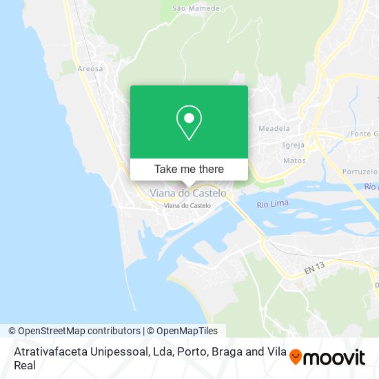 Atrativafaceta Unipessoal, Lda mapa